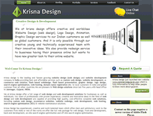 Tablet Screenshot of krisnadesign.com
